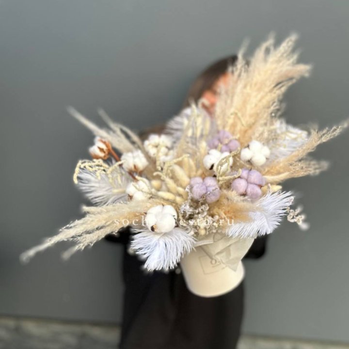 Авторский бокс с сухоцветами №3 в Череповеце