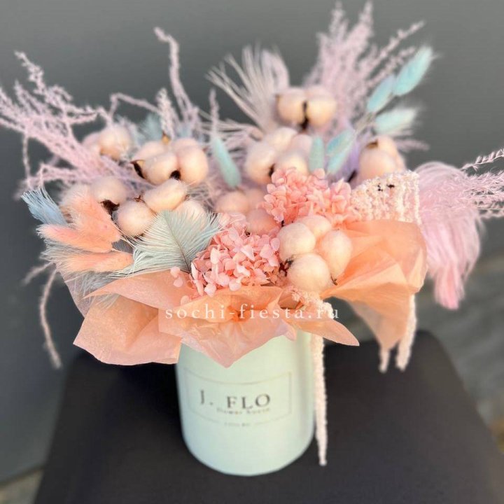 Авторский бокс с сухоцветами №3 в Череповеце