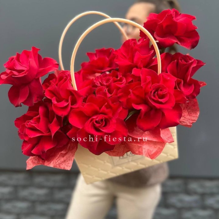 Французские розы в сумочке в Череповеце