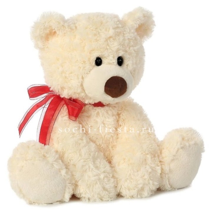 Белый плюшевый мишка  в Череповеце