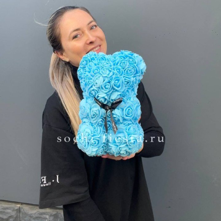 Игрушка медведь голубая в Череповеце