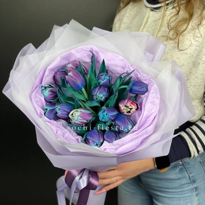 Букет тюльпанов "Пандора" в Череповеце