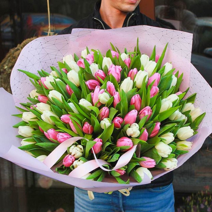 101 тюльпан микс в Череповеце