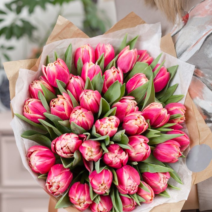 Букет пионовидных тюльпанов в Череповеце